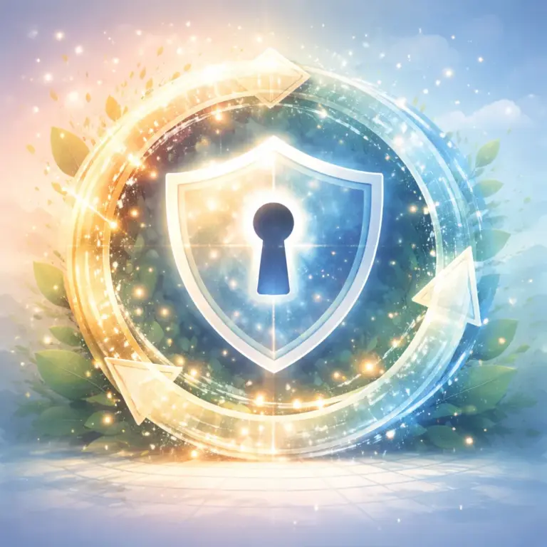 Illustration abstraite représentant comment mettre à jour ses mots de passe