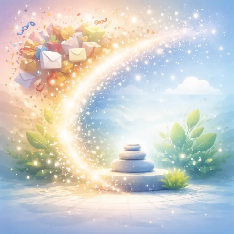 Illustration abstraite représentant une remise à zéro numérique après les fêtes