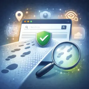 Illustration montrant comment limiter le pistage en ligne lors de la navigation web