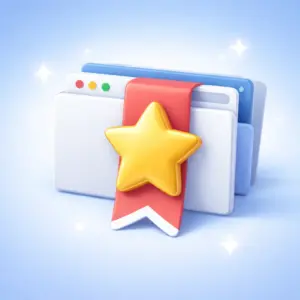 Illustration représentant comment utiliser les favoris intelligemment pour accéder rapidement aux sites importants