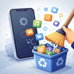 Illustration montrant comment éviter les surcouches inutiles sur smartphone pour améliorer les performances