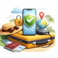 Illustration montrant comment protéger son smartphone avant un voyage