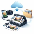 Illustration montrant comment sauvegarder ses photos et les conserver en sécurité sur plusieurs supports